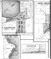 Underwood, Deer Creek, Inglewood, Grand View Heights, Parkdale, Richdale, Wimer Lake Resort, Clearview, Midland Beach - Left, Otter Tail County 1912